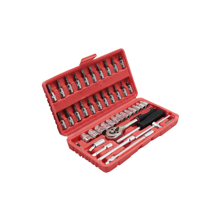 آچار بکس میتا تولز مدل YP-46PCS مجموعه 46 عددی