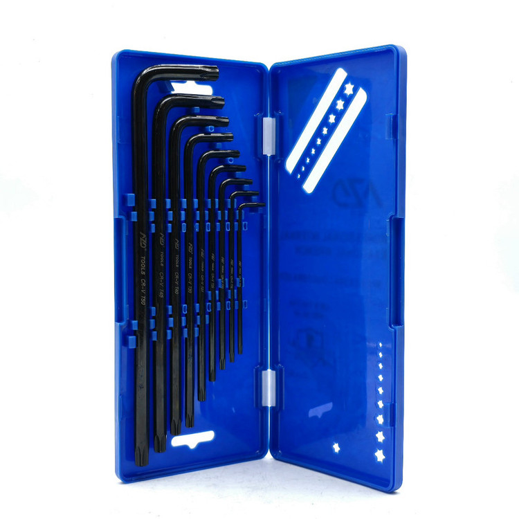آچار ستاره ای ای زد دی مدل CRV-T10-T50 مجموعه 9 عددی