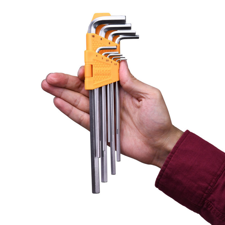 آچار آلن بلند اینکو مدل HHK-11092 مجموعه 9 عددی