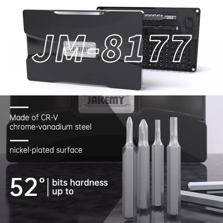 سری پیچ گوشتی جاک می مدل JM-8177 بسته 106 عددی