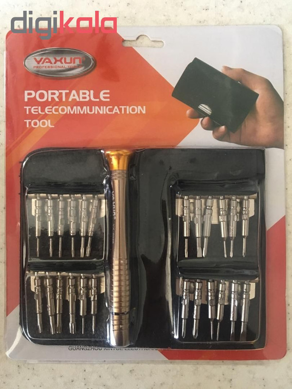 مجموعه 25 عددی سری پیچ گوشتی یاکسون مدل YAXUN YX-6025