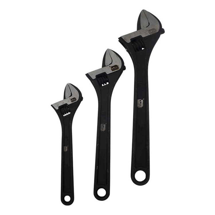 آچار فرانسه مدل بلک بول کد YPTM-8-10-12 INCH مجموعه 3 عددی
