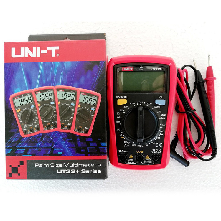 مولتی متر دیجیتال یونی-تی مدل UT33D plus