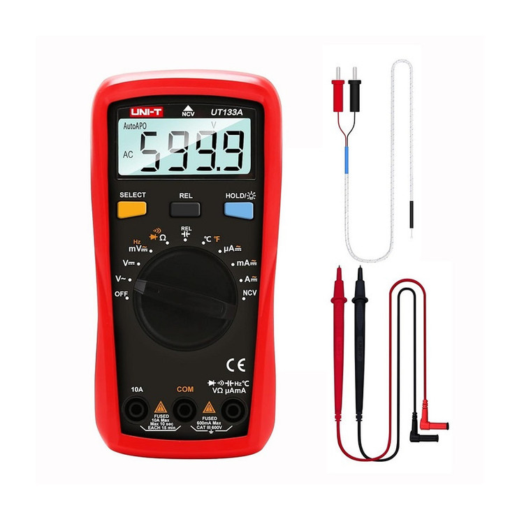 مولتی متر دیجیتال 600 آمپر یونی-تی مدل UT-133A