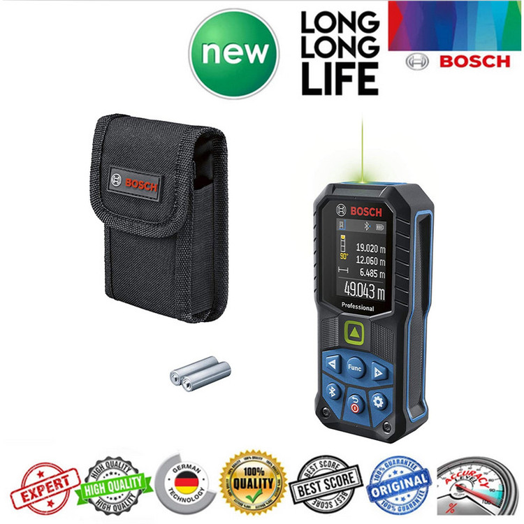 متر لیزری بوش مدل حرفه ای GLM 50-27 CG - Green Line Professional