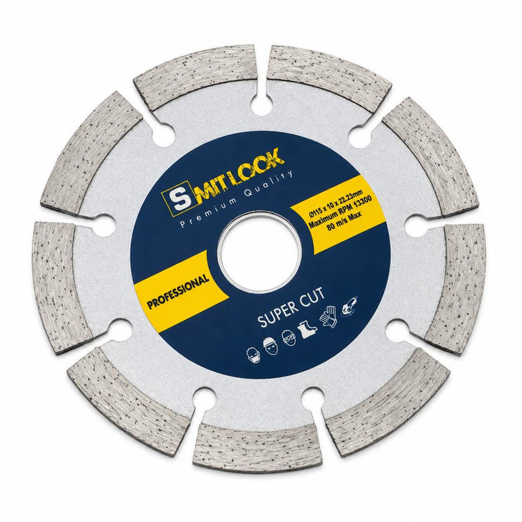 صفحه برش مینی فرز گرانیت و سرامیک اسمیت مدل SUPER CUT-115MM سایز 115 میلیمتر