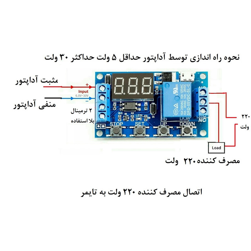 تایمر دیجیتال مدل XY-J02