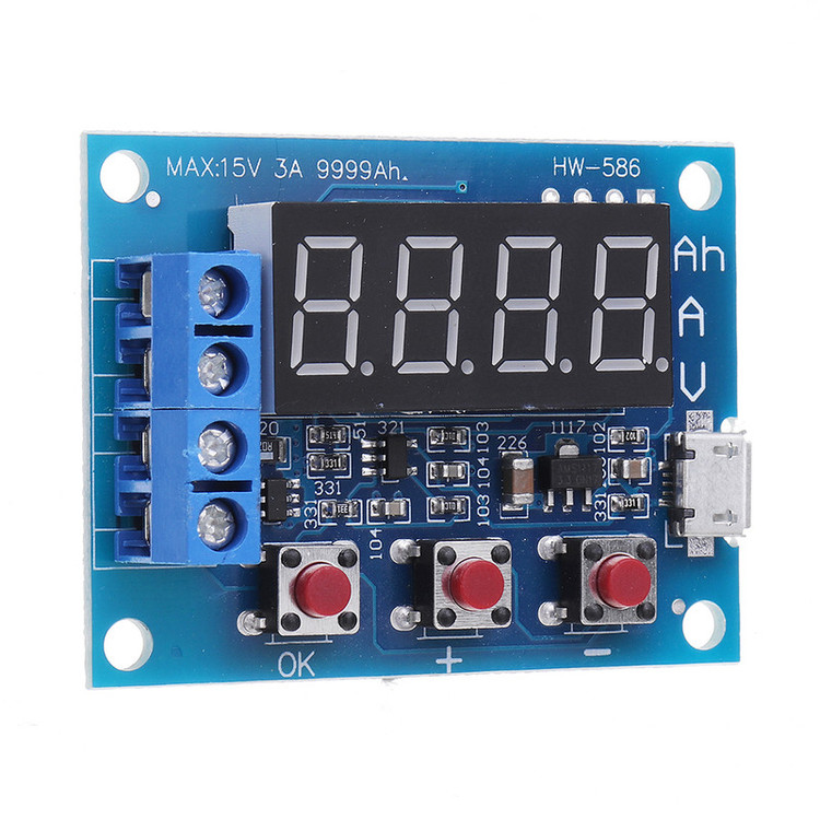 ماژول تستر ظرفیت باتری مدل HW-586
