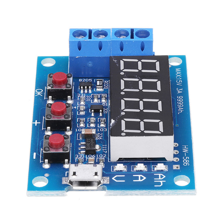ماژول تستر ظرفیت باتری مدل HW-586