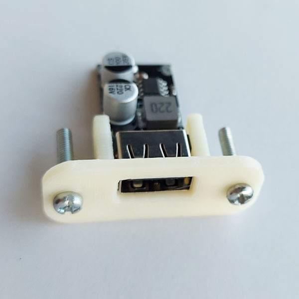 ماژول فست شارژ USB-A مدل QC3.0 به همراه قاب اختصاصی