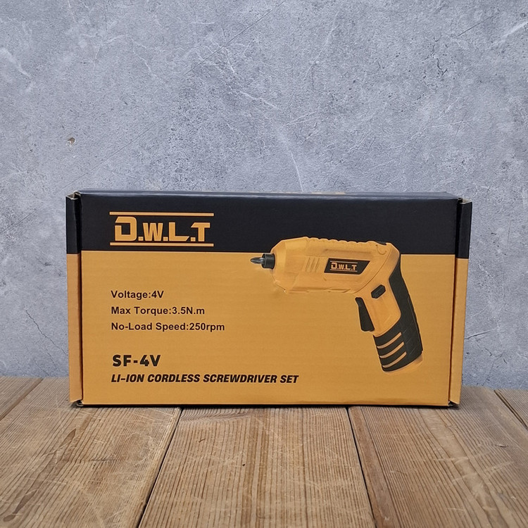 دریل پیچ گوشتی شارژی 4 ولت دی دبلیو ال تی مدل 1500mAh