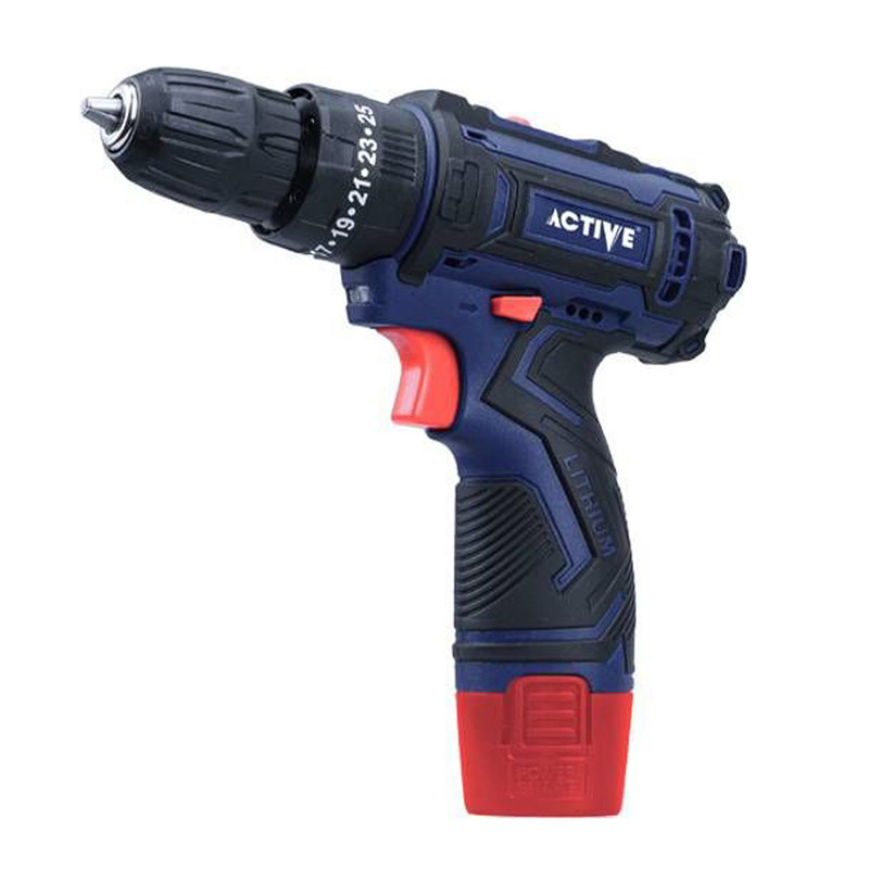 دریل پیچ گوشتی چکشی شارژی 12 ولت اکتیو مدل AC-3222