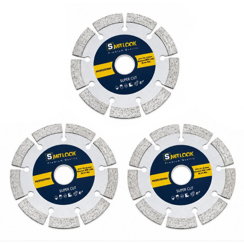 صفحه مینیفرز برش گرانیت و سرامیک اسمیت مدل SUPER CUT-115MM، سایز 115 میلیمتر