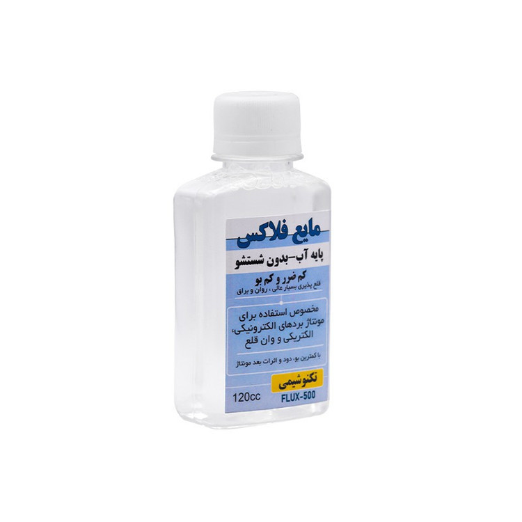 مایع فلاکس پایه آب بدون نیاز به شستشو تکنوشیمی کد 0265 حجم 120 میلی لیتر