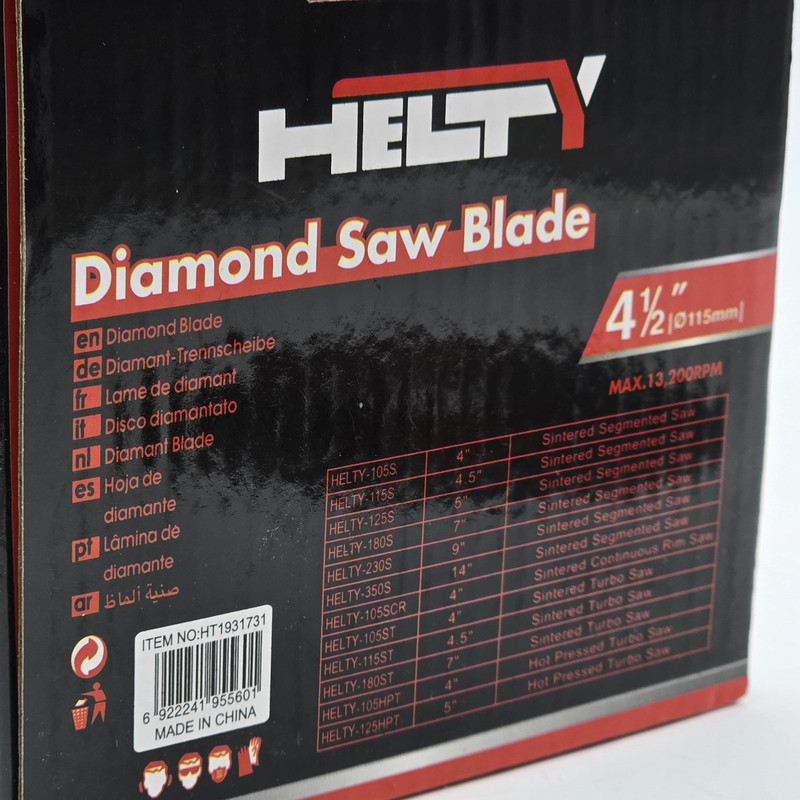 صفحه مینی فرز پرسلان بر هیلتی مدل DIAMOND-SAW-BLADE کد 115MM