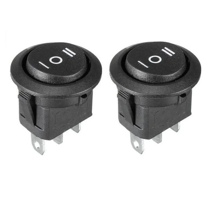 کلید راکر مدل KCD-mini-3-3 بسته 2 عددی