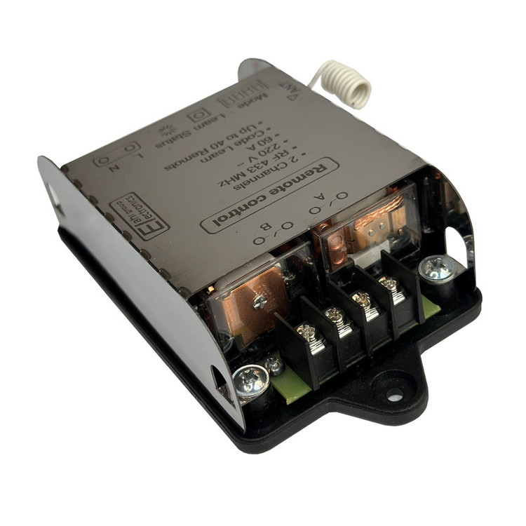 ریموت کنترل دو کانال الکترونیک الهی مدل 433MHz_60A