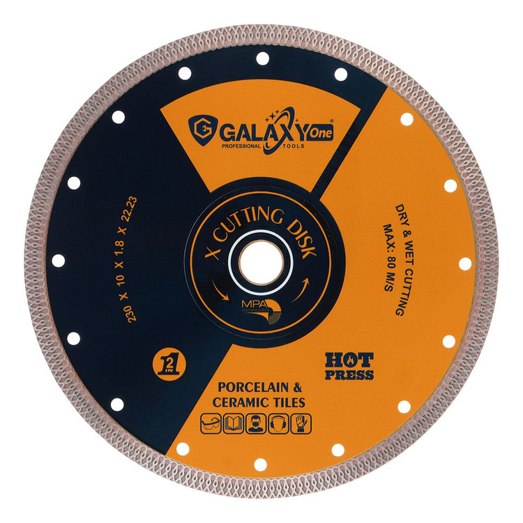 صفحه برش پرسلان گلکسی وان مدل PR230-X سایز 230 میلیمتر