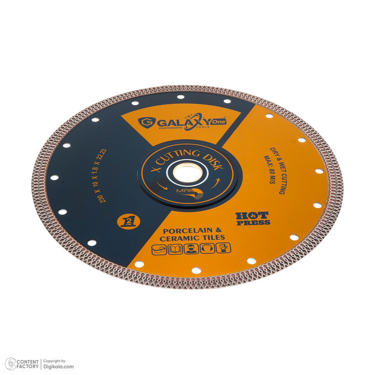 صفحه برش پرسلان گلکسی وان مدل PR230-X سایز 230 میلیمتر