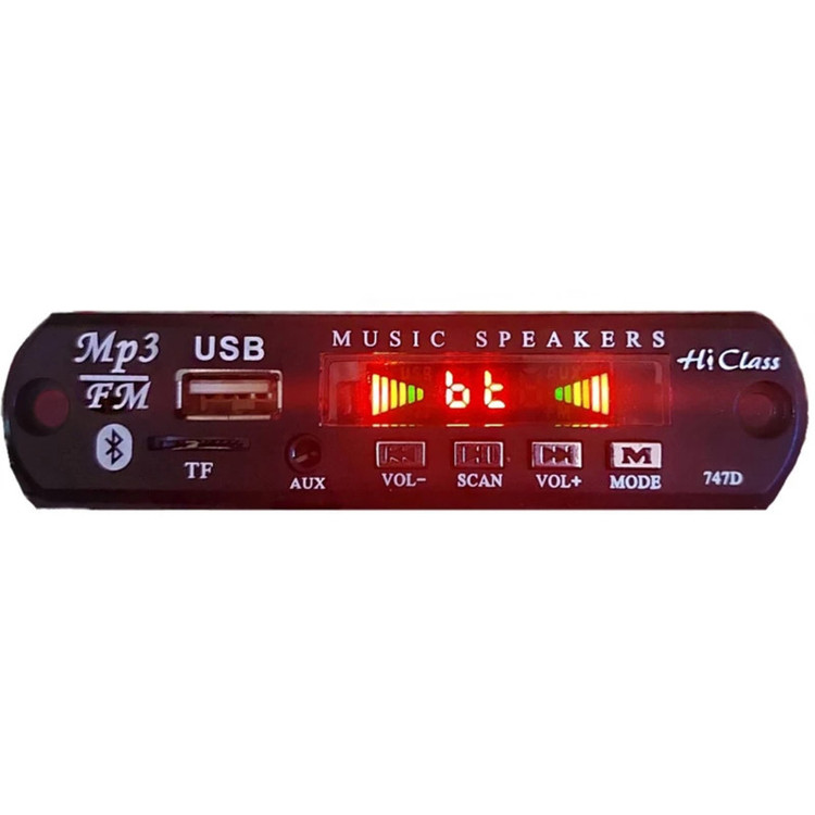 ماژول ام پی تری پلیر فلش بلوتوث میکروفون دار مدل Mp3 player Hi-Class