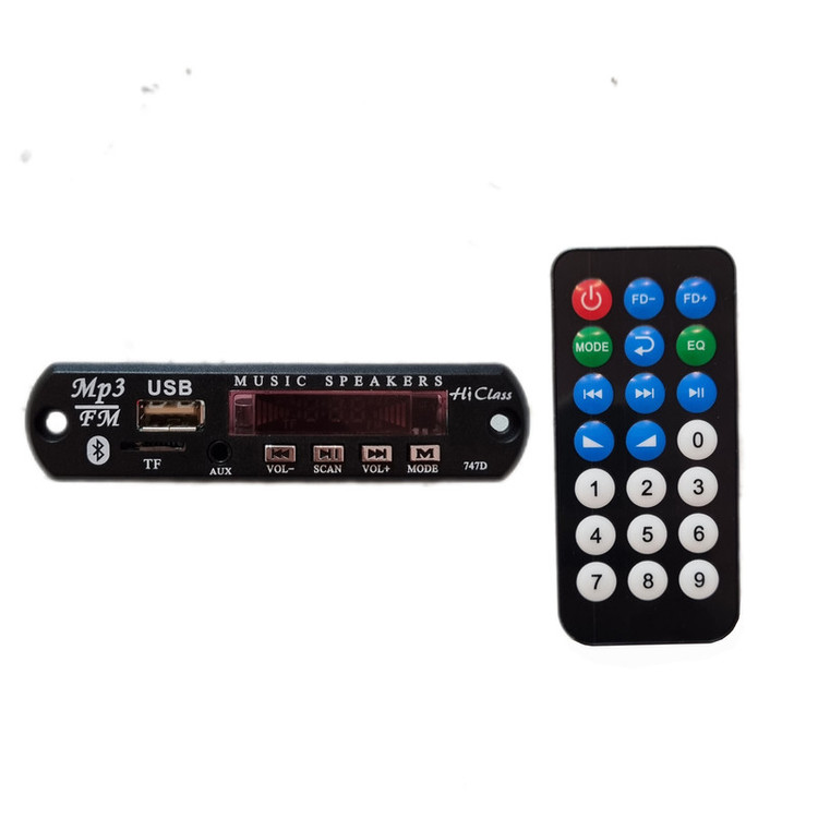 ماژول ام پی تری پلیر فلش بلوتوث میکروفون دار مدل Mp3 player Hi-Class
