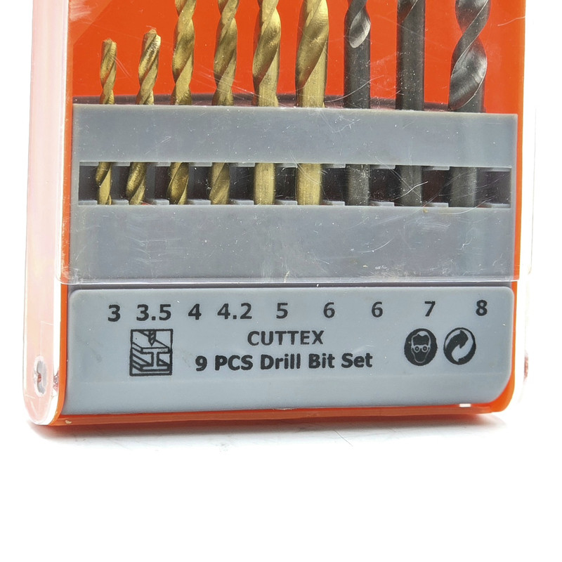 مته باس مدلDrill Bit Set مخصوص چوب ودیوار مجموعه 9 عددی