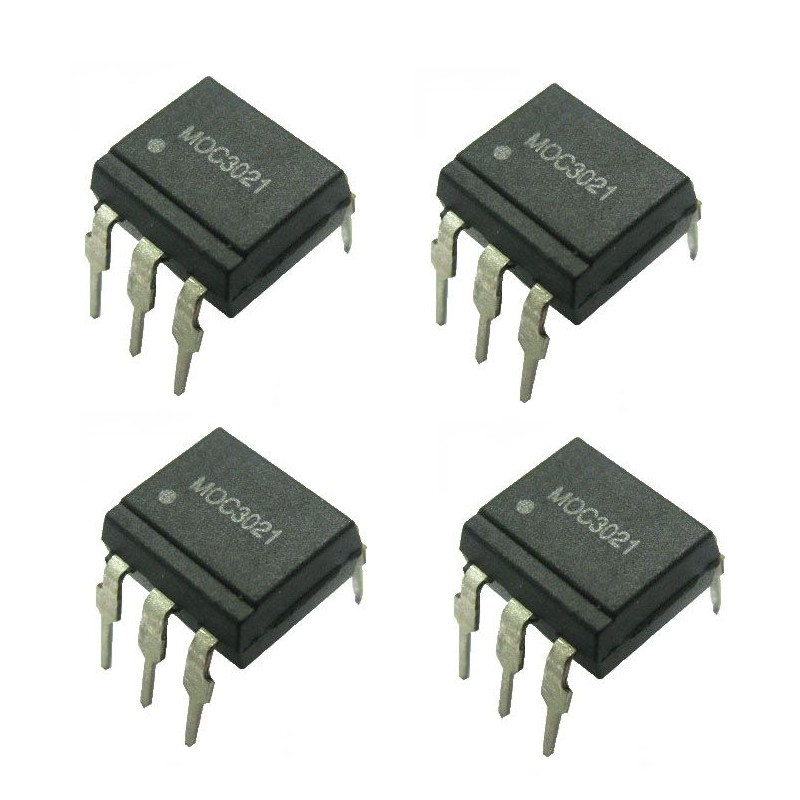 اپتوکوپلر مدل MOC3021 بسته 4 عددی