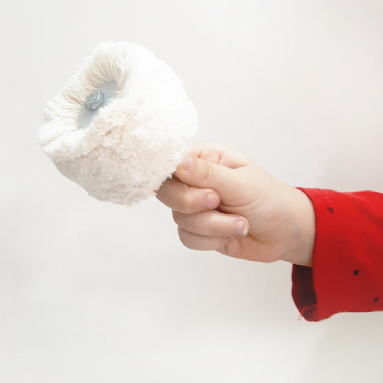 کرکی پولیش میکروتک مدل نخی کتانی 7cm