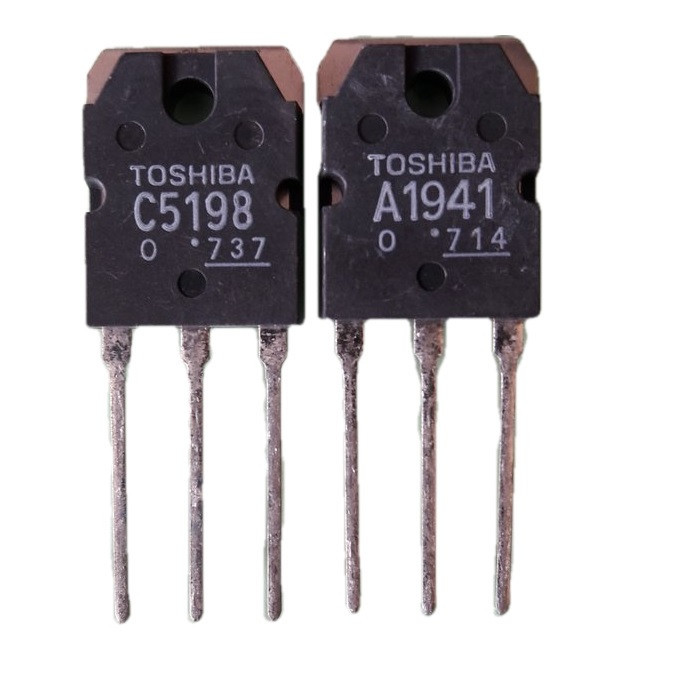 ترانزیستور مثبت و منفی توشیبا مدل C5198-A1941 مجموعه 2 عددی