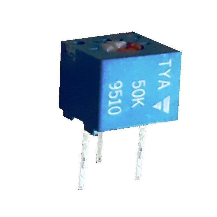 مقاومت پتانسیومتر 50 کیلو اهم کد TYA 50K 9510 بسته 3 عددی