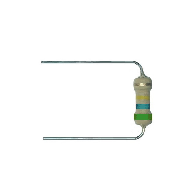 مقاومت 560 کیلو اهم مدل 560K-1/4W-5% بسته 100 عددی