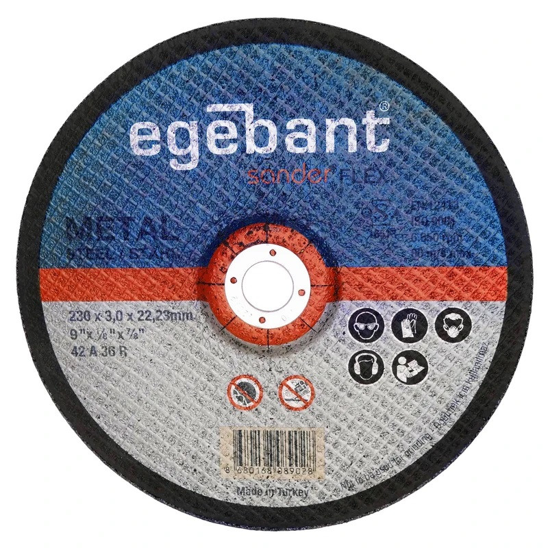 صفحه برش آهن اگبانت مدل EGE-230*3 سایز 230 میلیمتر