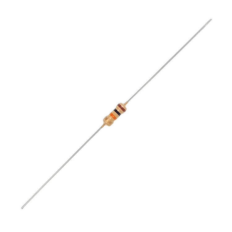 مقاومت 10 کیلو اهم 0.25 وات کد YADIKE0209R10K.25W5TDN50 بسته 50 عددی