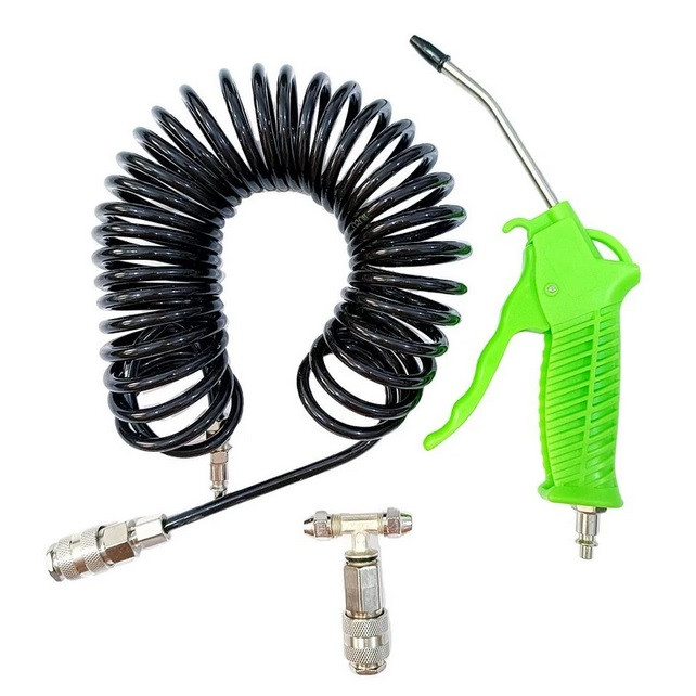 تفنگی باد کمپرسور هوا مدل AIR HOSE مجموعه سه عددی