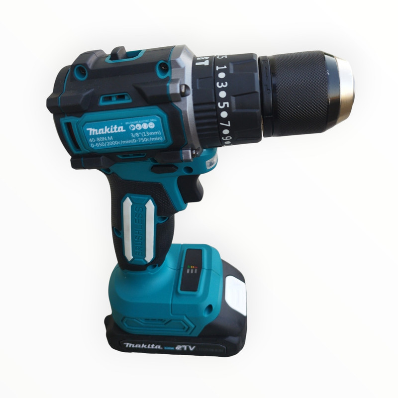 دریل پیچ گوشتی 13 میلیمتری 520 وات ماکیتا مدل SBR-21 مجموعه 29 عددی