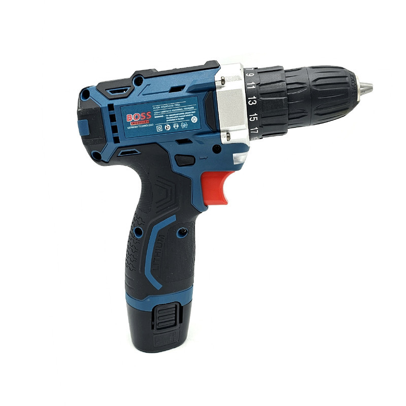 دریل پیچ گوشتی شارژی چکشی باس مدل 18V مجموعه 25 عددی