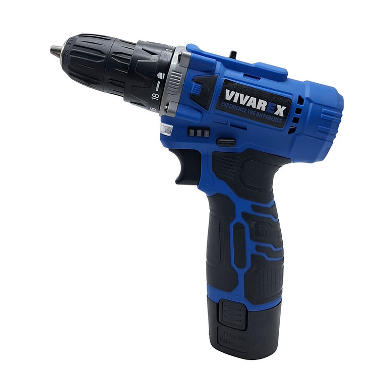 دریل پیچ گوشتی شارژی صنعتی 10 میلی متری 12 ولت ویوارکس مدل VR1215V_ 2B کد 16