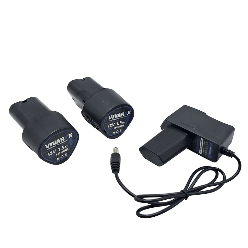 دریل پیچ گوشتی شارژی صنعتی 10 میلی متری 12 ولت ویوارکس مدل VR1215V_ 2B کد 16