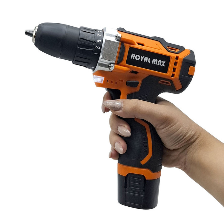 مجموعه 29 عددی دریل پیچ گوشتی شارژی صنعتی 10 میلی متری 18 ولت رویال مکس مدل 18V کد 24