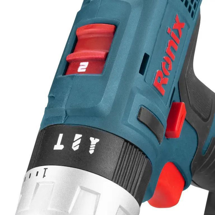 دریل پیچ گوشتی چکشی شارژی رونیکس کد 8614