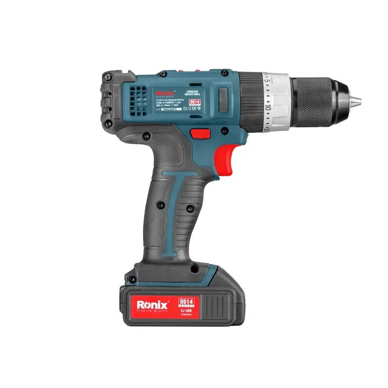 دریل پیچ گوشتی چکشی شارژی رونیکس کد 8614