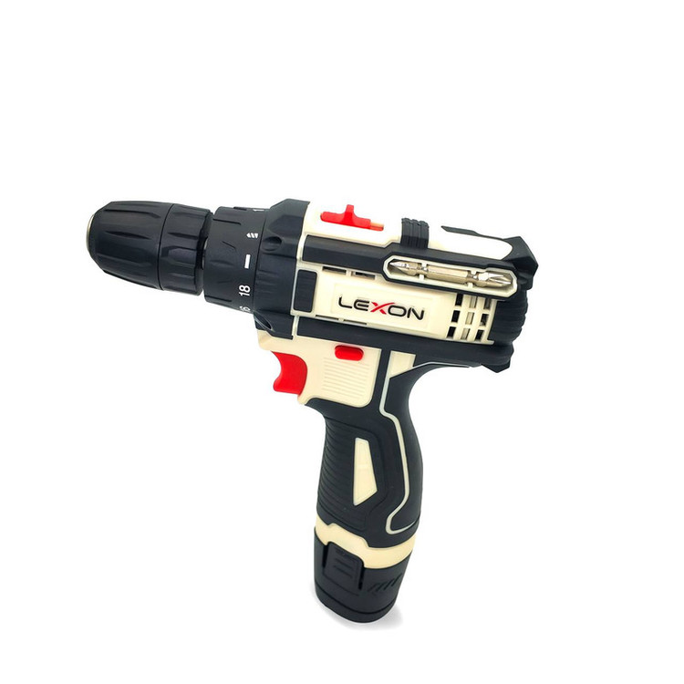 مجموعه 4 عددی دریل پیچ گوشتی شارژی 10 میلیمتری 12 ولت لکسون کد3701