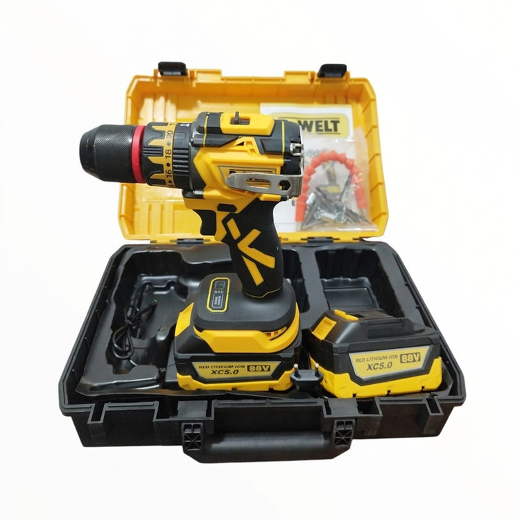 دریل پیچگوشتی شارژی 13 میلیمتری 690 وات دی اف ولت مدل DCD710DK2