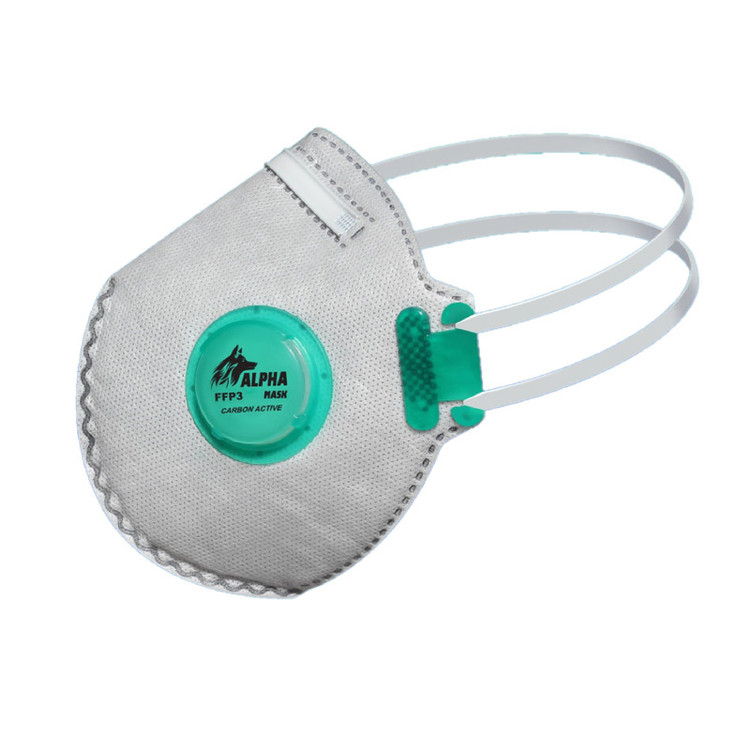 ماسک تنفسی آلفا ماسک 7 لایه کد N99 CARBON ACTIVE بسته 12 عددی