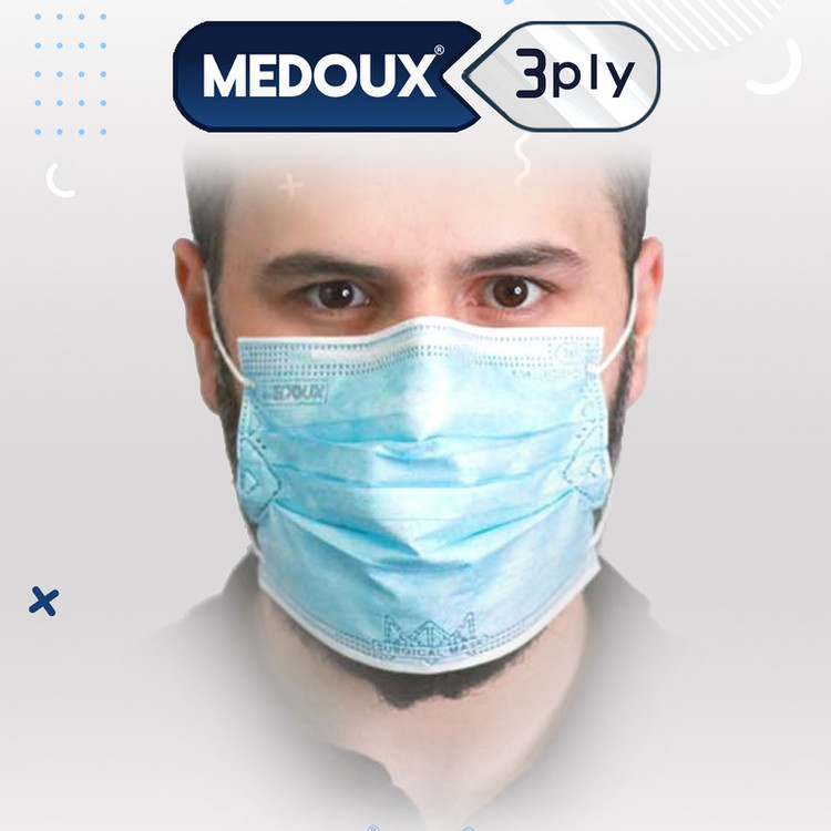 ماسک تنفسی مداکس مدل سه لایه بسته 10 عددی
