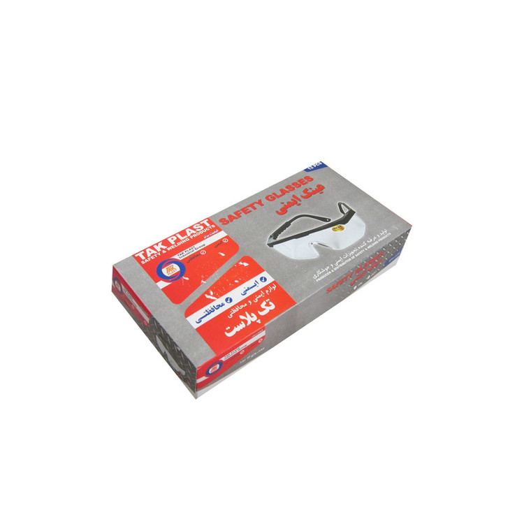 عینک ایمنی تک پلاست مدل UV کد 010