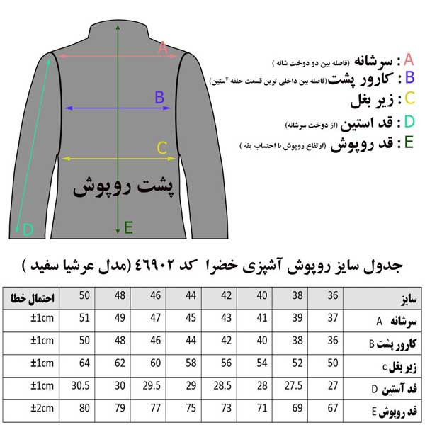روپوش کار مدل خزرا