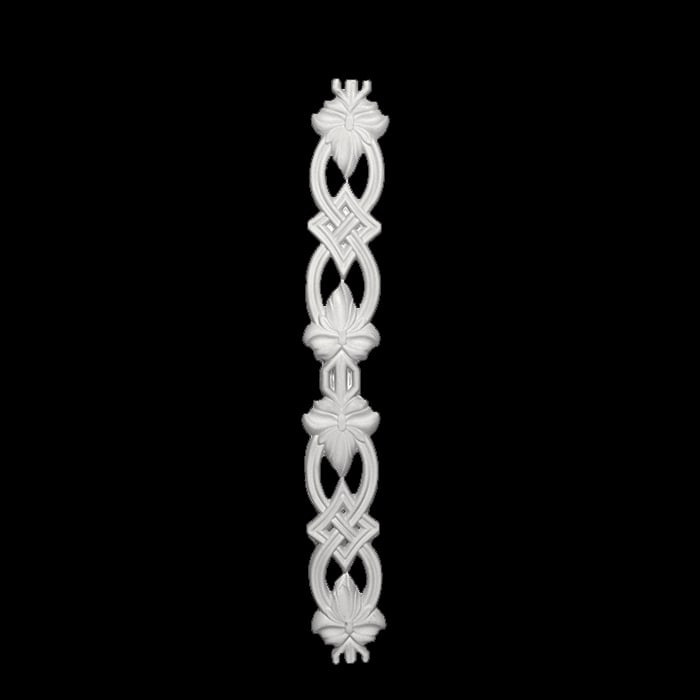 ابزار پیش ساخته مدل گل موتیف پی وی سی کد 115 بسته 2 عددی