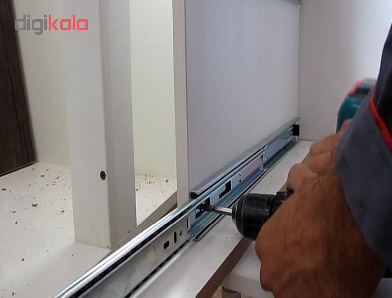 ریل ساچمه ای گلد استار مدل TE-40 سایز 40 سانتی متر بسته 2 عددی