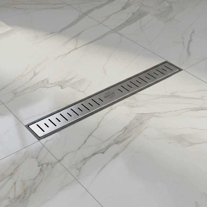 کف شور خطی محک مدل درب استیل طرح گریل 60×6 کد 596s
